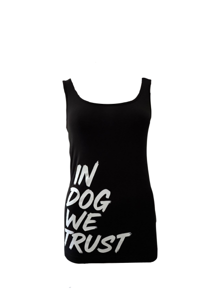 IQ Damen Tank Top "IN DOG WE TRUST"